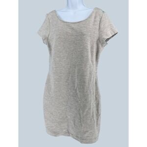 Banana Republic Women's Gray Herringbone Knit Sheath Dress Size 12